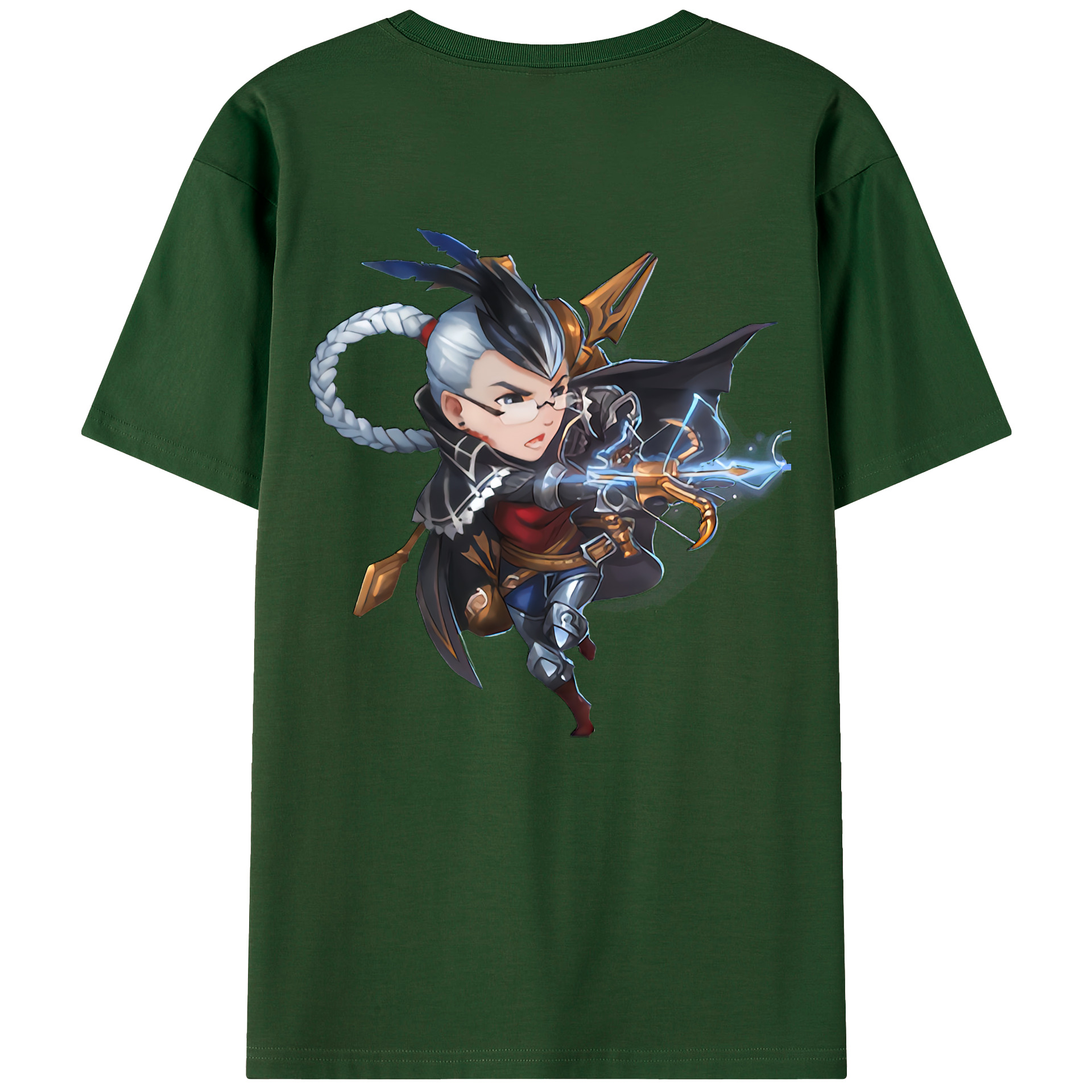 リーグ・オブ・レジェンド League of Legends LOL 綿100％半袖Tシャツ（背面プリント）